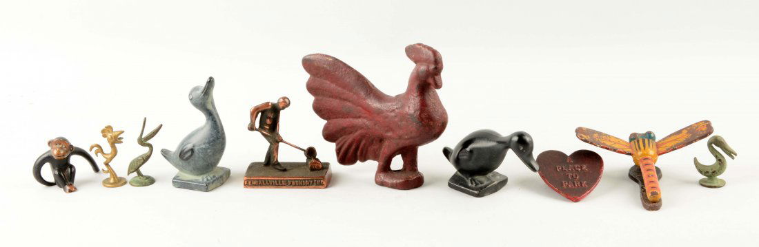 Lot of 10: Cast Iron Assorted Paperweights & Finial (1 of 1)