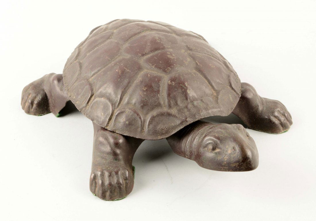 Cast Iron Turtle Spittoon. (1 of 2)