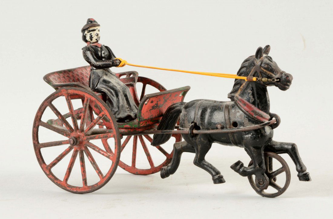 Cast Iron American Made Horse Drawn Surrey. (1 of 2)
