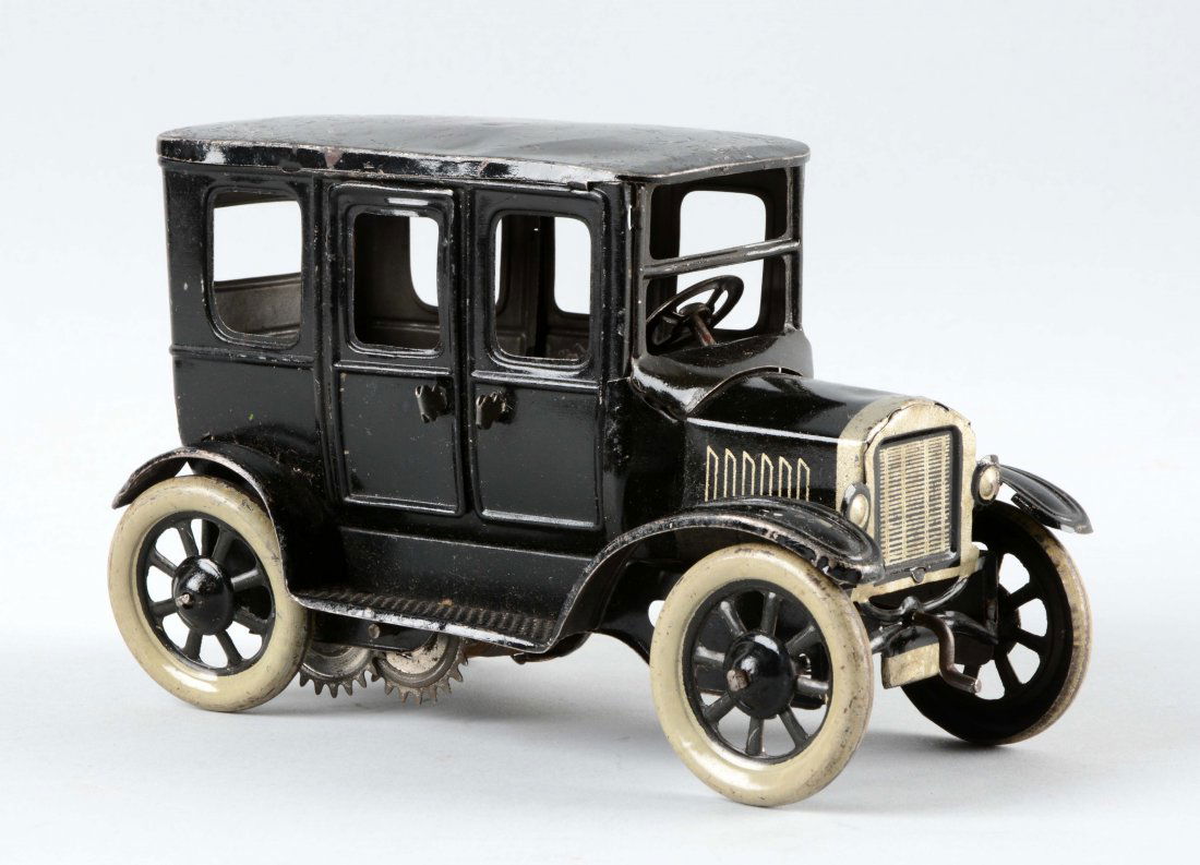 German Tin Litho Wind Up Orbor Sedan. (1 of 2)
