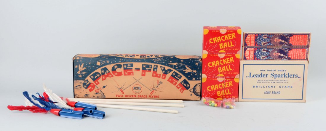 Lot of Various Acme Brand Fireworks. (1 of 1)