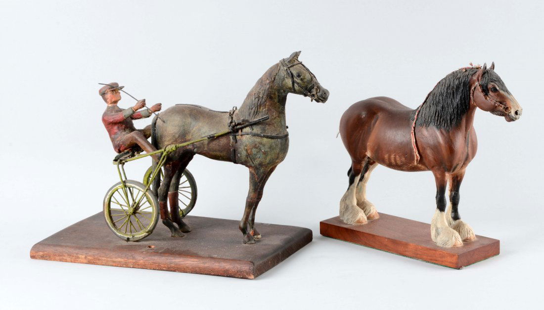 Lot Of 2: Horse Figurines. (1 of 1)