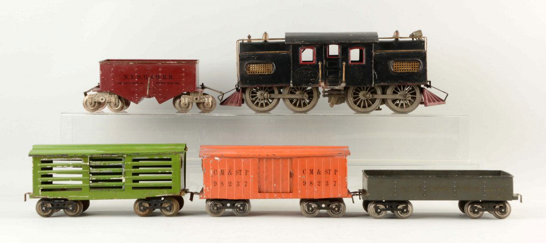 Lot Of 5: Lionel Prewar Standard Gauge No. 42 Engine & (1 of 1)