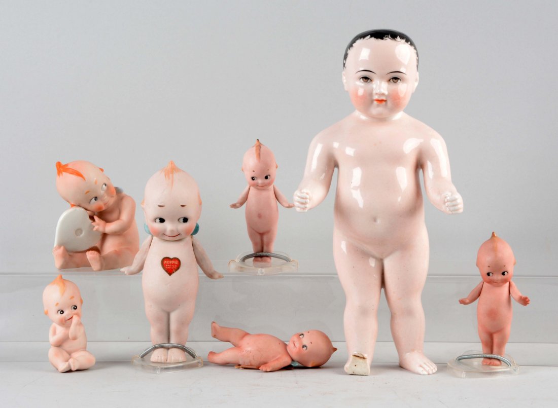 Lot Of Assorted Porcelain Dolls. (1 of 1)