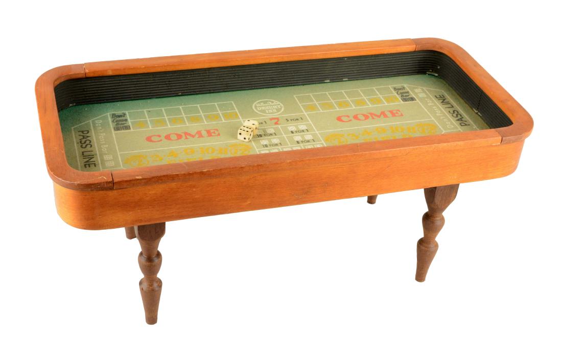 William Clark's Desert Inn Model Craps Table (1 of 3)