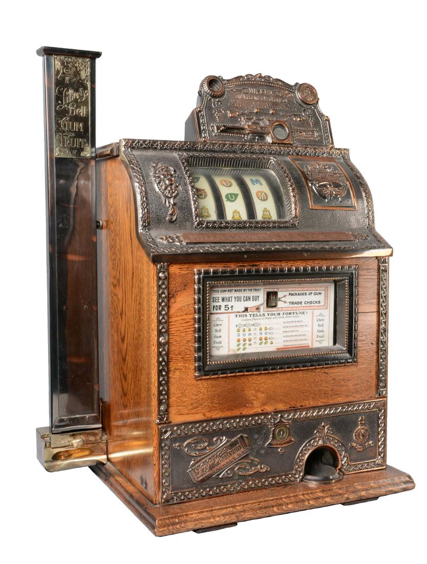 **5¢ Mills Counter O.K. Gum Vender Front No.7 Slot (1 of 14)