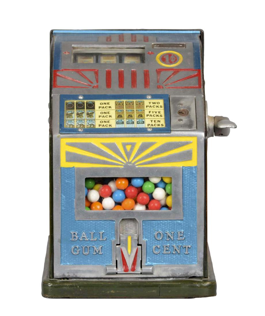 **1¢ Superior Cigarette Gum Vender Trade Stimulator (1 of 6)