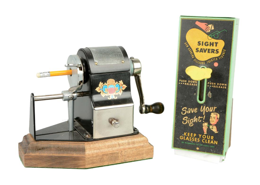 Lot Of 2: Sight Savers Dispenser And Pencil Sharpener (1 of 7)