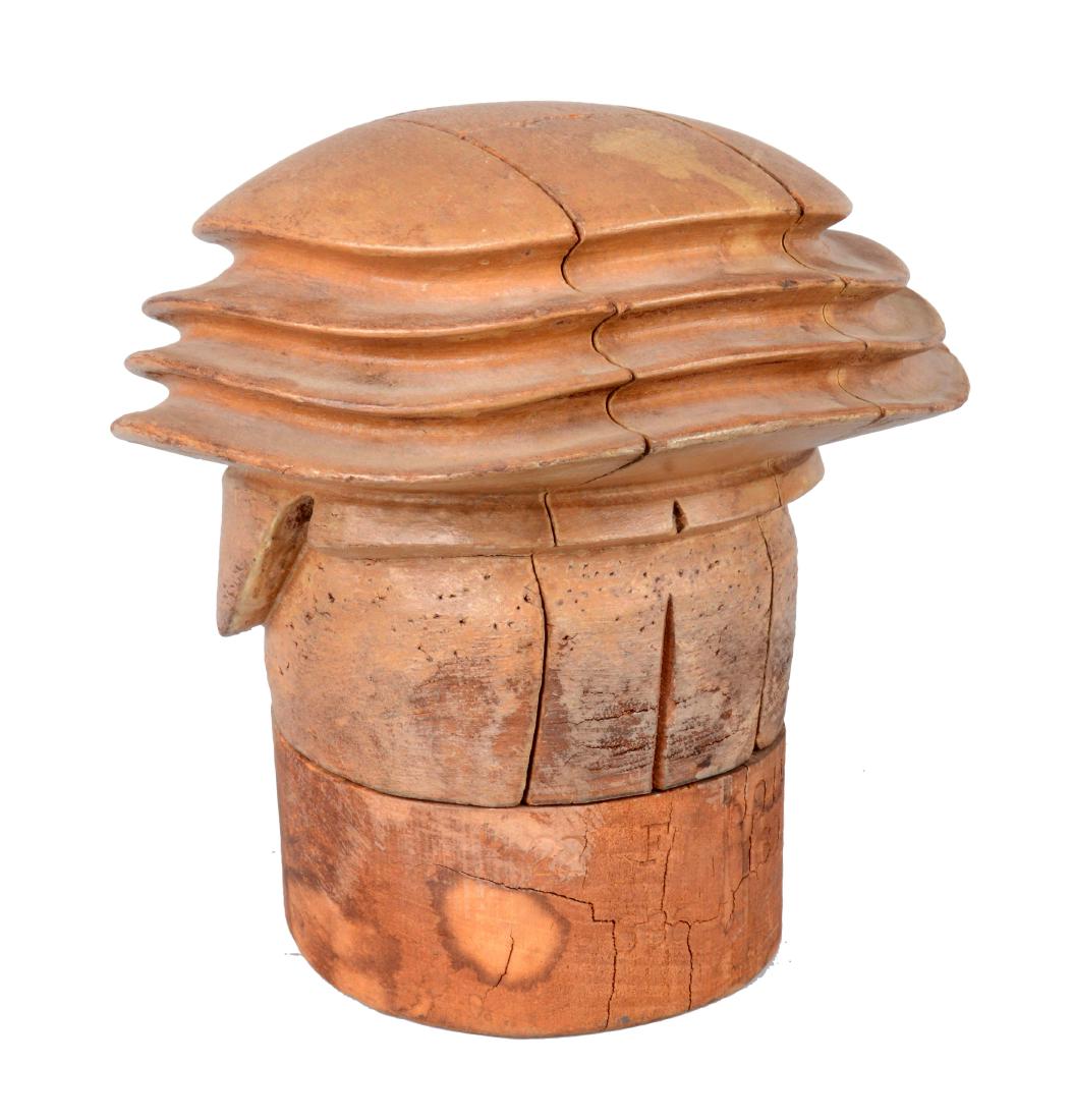 Antique Millinery Puzzle Hat Block (1 of 4)