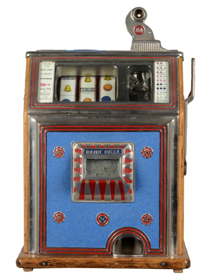 **5¢ Watling Blue Seal Jackpot Slot Machine (1 of 5)