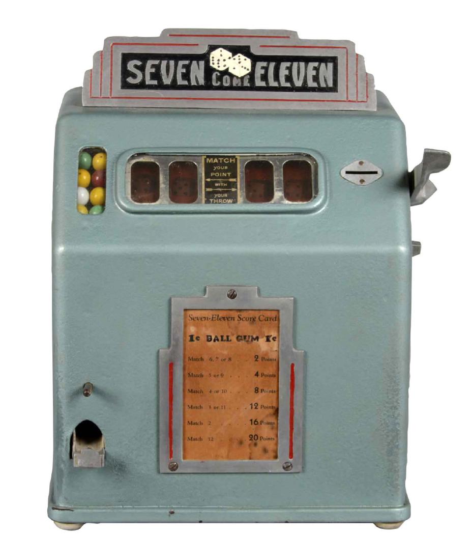 1¢ Daval "Seven Come Eleven" Trade Stimulator (1 of 5)