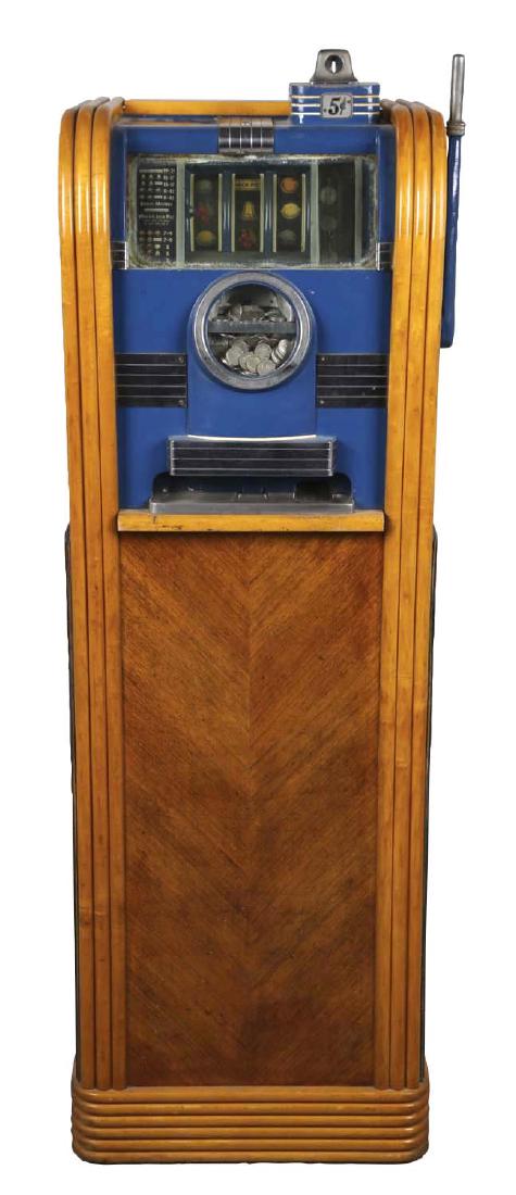 **5¢ Caille "The Junior" Console Slot Machine (1 of 6)