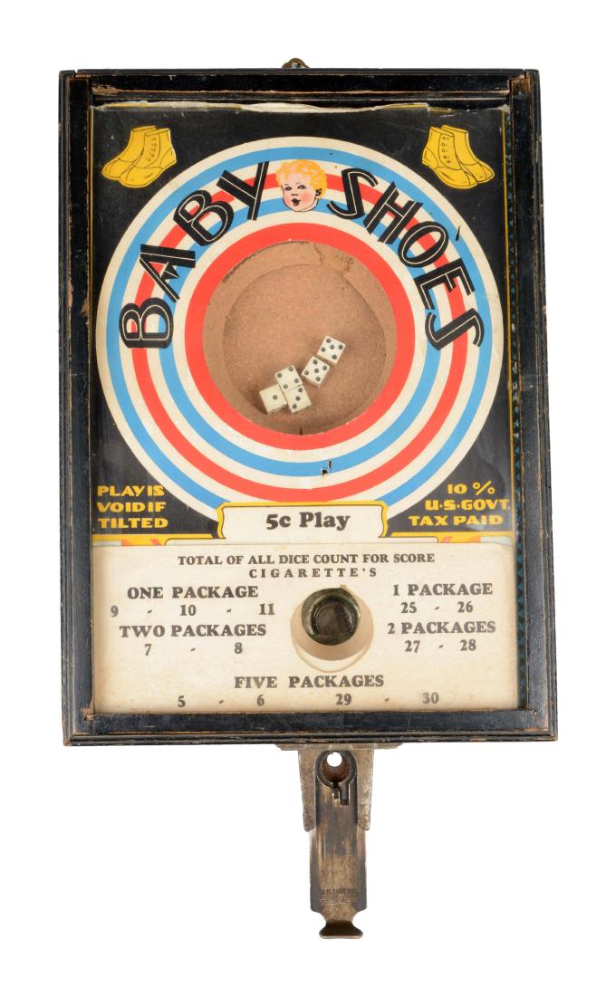 **5¢ Buckley Baby Shoes Dice Game Trade Stimulator (1 of 6)