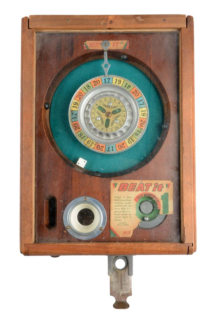 **5¢ Exhibit Supply Co. Beat It Roulette Dice Game (1 of 8)