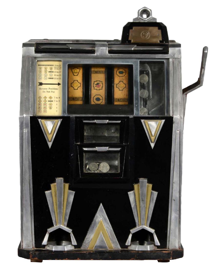 **5¢ Caille Bros. Dictator Slot Machine (1 of 5)