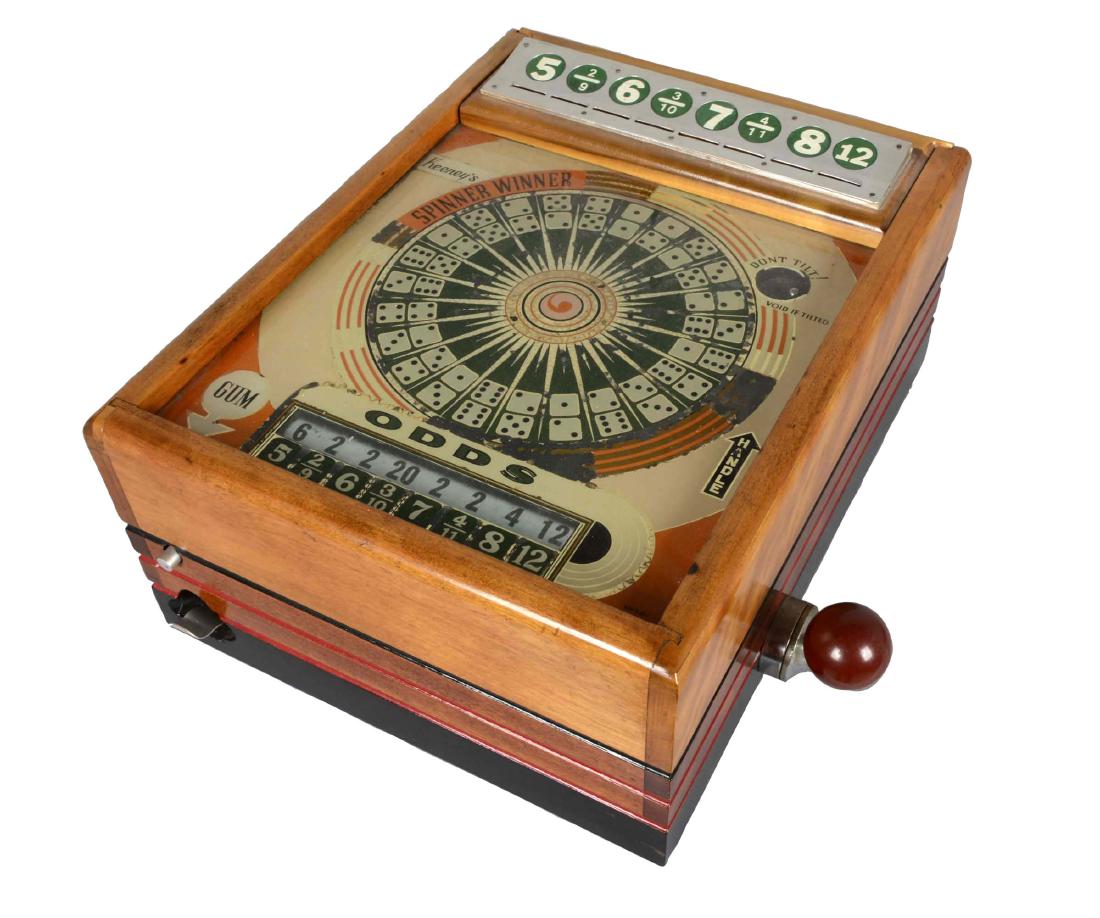 1¢ Keeney Spinner Winner Counter Game (1 of 2)