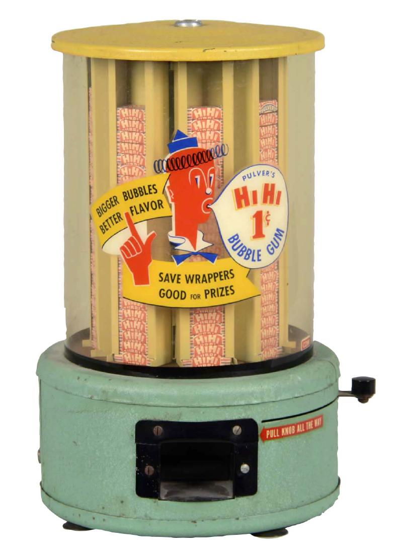 1¢ Pulver Hi Hi Bubble Gum Vending Machine (1 of 2)