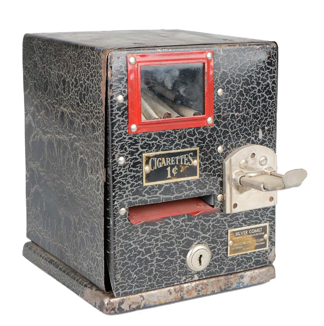 1¢ Redco Silver Comet Cigarette Vendor (1 of 8)