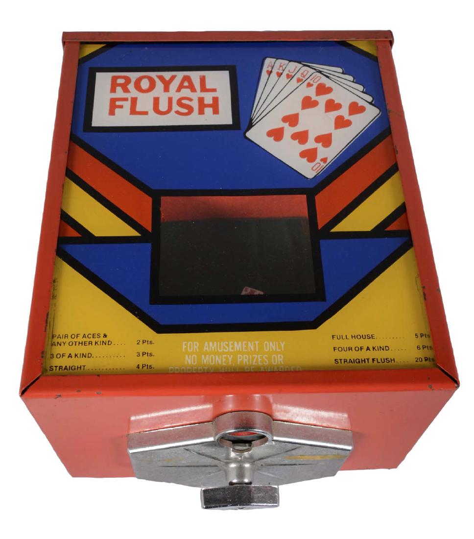 5¢ Shelby Mfg. Royal Flush Countertop Dice Game (1 of 2)