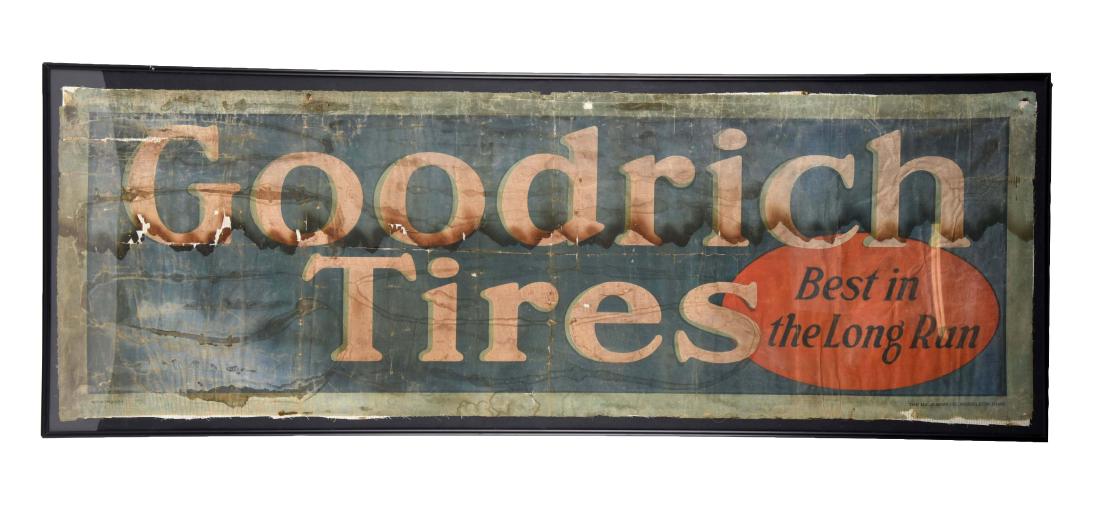 Goodrich Tires Cloth Banner. (1 of 1)