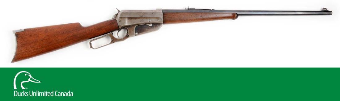 (C^) Winchester Model 1895 Lever-Action Rifle.: Manufactured 1922. This is a standard Winchester Model 1895 chambered for the somewhat scarce .30-03 cartridge that was used in the original Springfield Model 1903 U.S. Military rifle, and not to be c