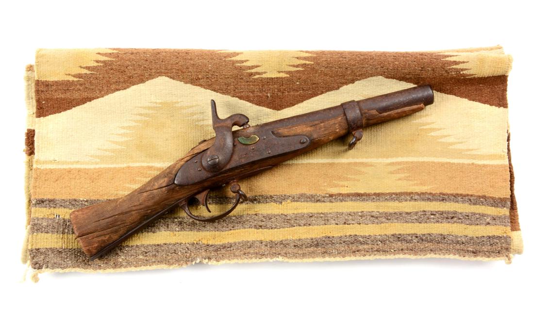 (A) Springfield 1837 Blanket Gun with Native American