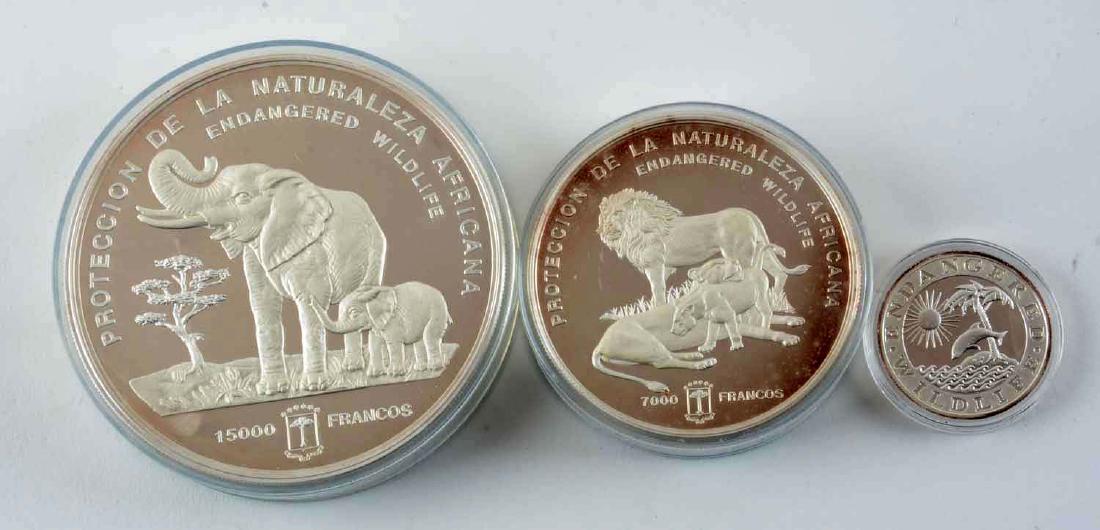 1992 Endangered Wildlife Silver Proof Set. (1 of 14)