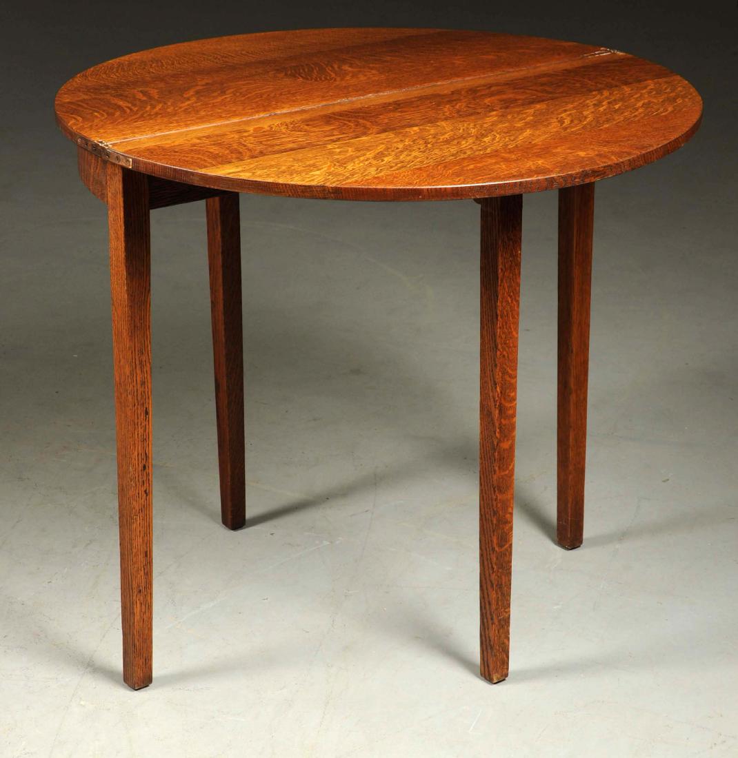 Rare Limbert Arts & Crafts Gate Leg Table.