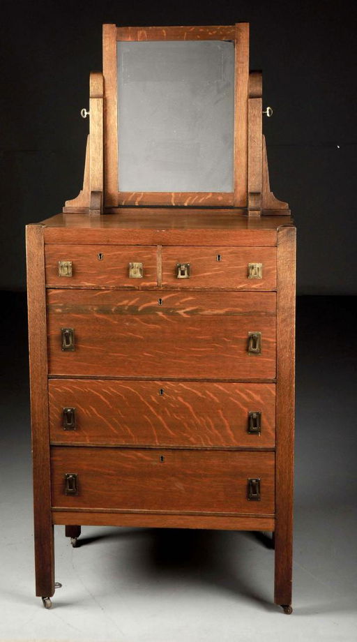 Luce Furniture Co Grand Rapids Dresser With Mirror