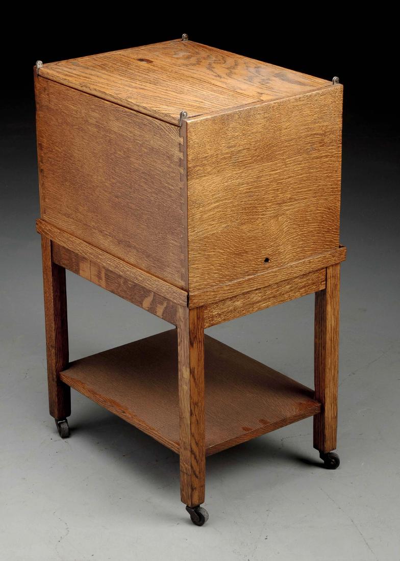 Globe-Wernicke Rolling Mission Filing Cabinet. (1 of 3)