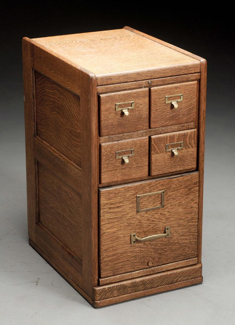 Mission Filing Cabinet w/ Paneled Sides. (1 of 4)