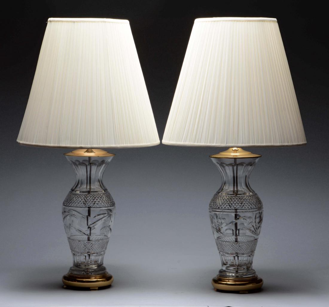 Lot of 2: Waterford Crystal Lamps. (1 of 2)