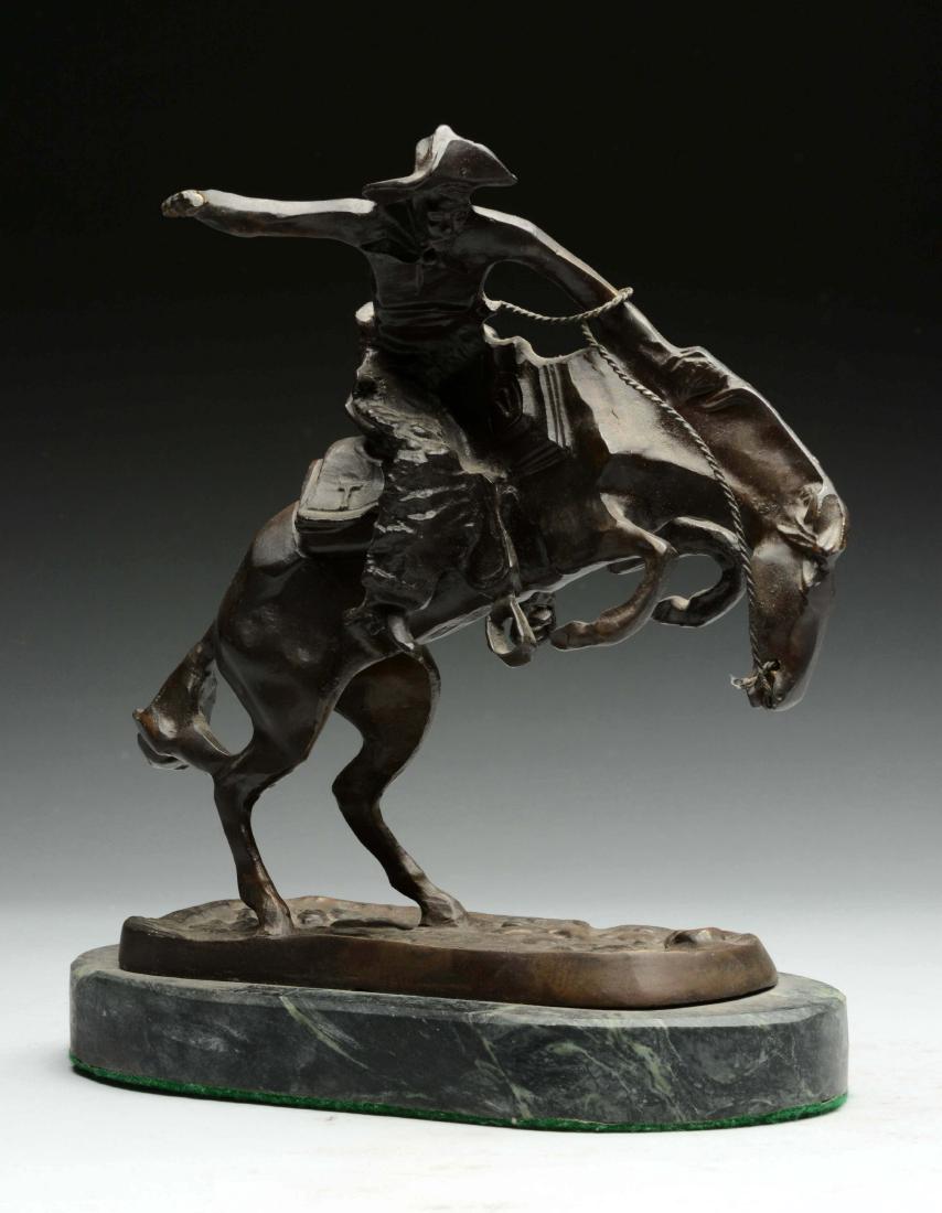Remington Bronze Cowboy on Horse. (1 of 3)