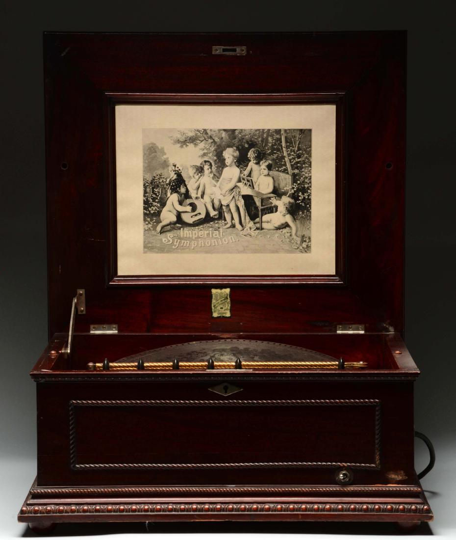 Imperial Symphonian 15 - 3/4" Disc Music Box. (1 of 7)