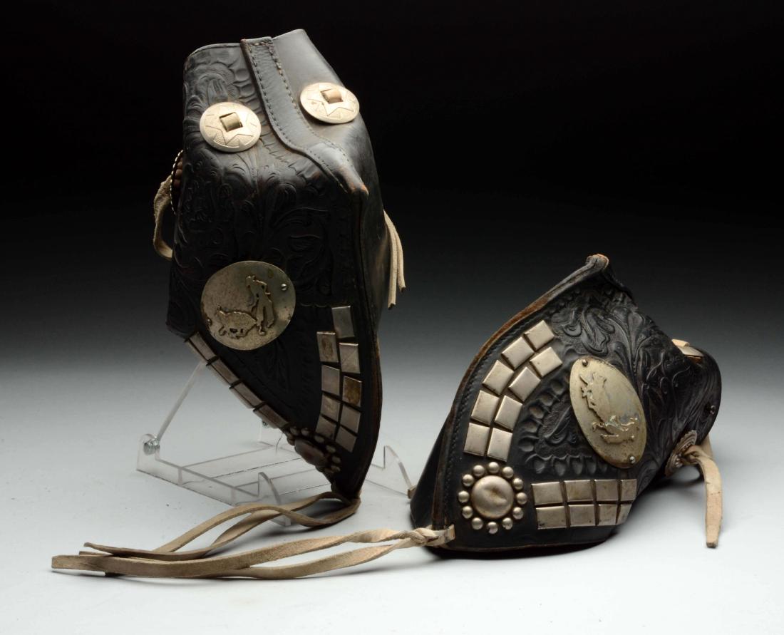 Pair of "Crockett" Presentation Spurs. (1 of 2)