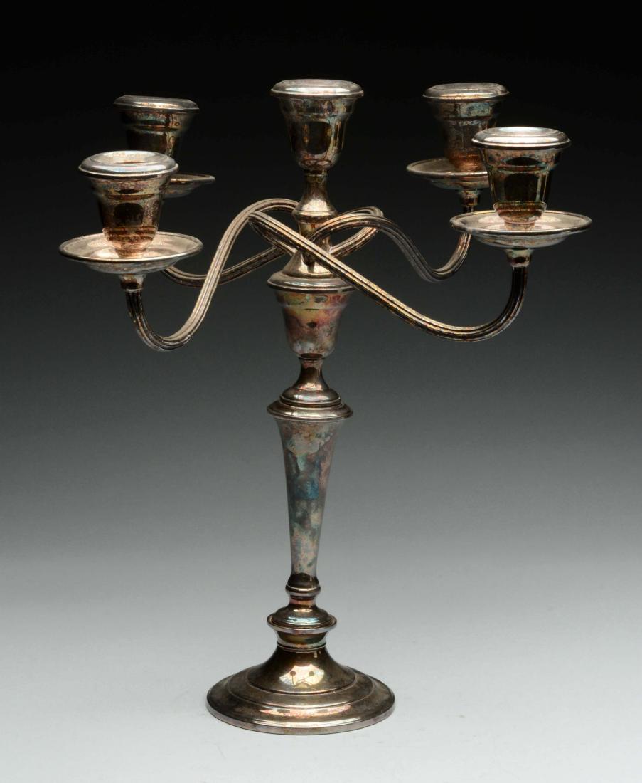 Pair of Gorham Silver Candlesticks. (1 of 3)