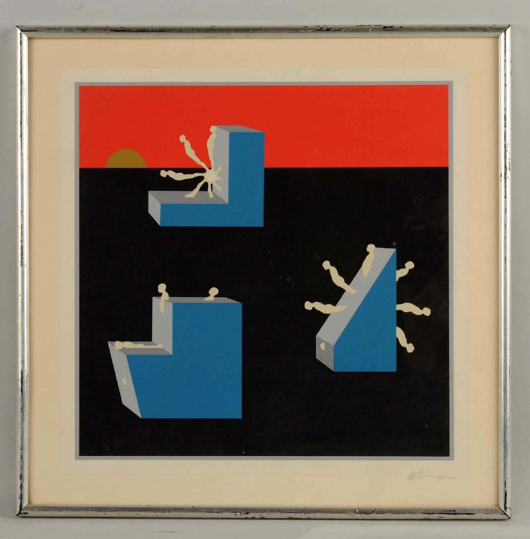 Ernst Trova Falling Men. (1 of 2)