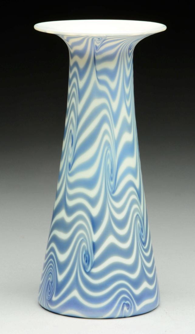 Durand Blue Coil Vase. (1 of 4)