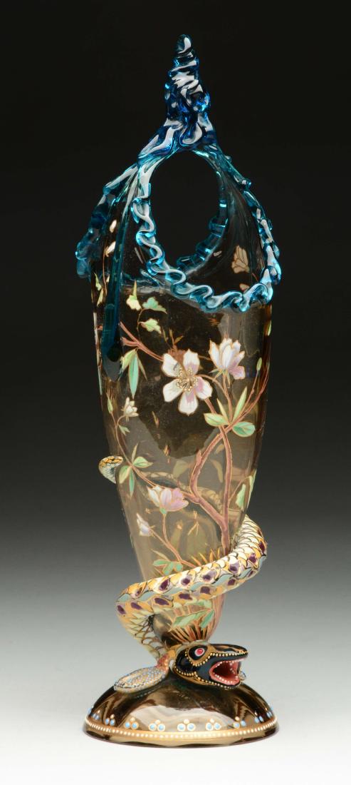 Moser Serpent Vase. (1 of 3)