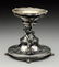 Silver Plate Brides Basket Base. - 3