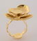 18K Yellow Gold Floral Ring. - 3