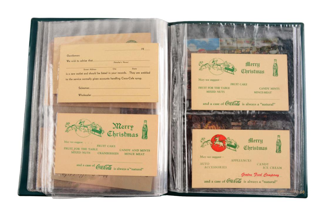 Book Of Assorted Coca - Cola Postcards & Envelopes. (1 of 3)