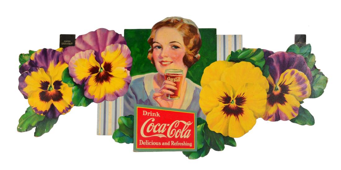 1933 Coca - Cola Pansy Festoon. (1 of 3)