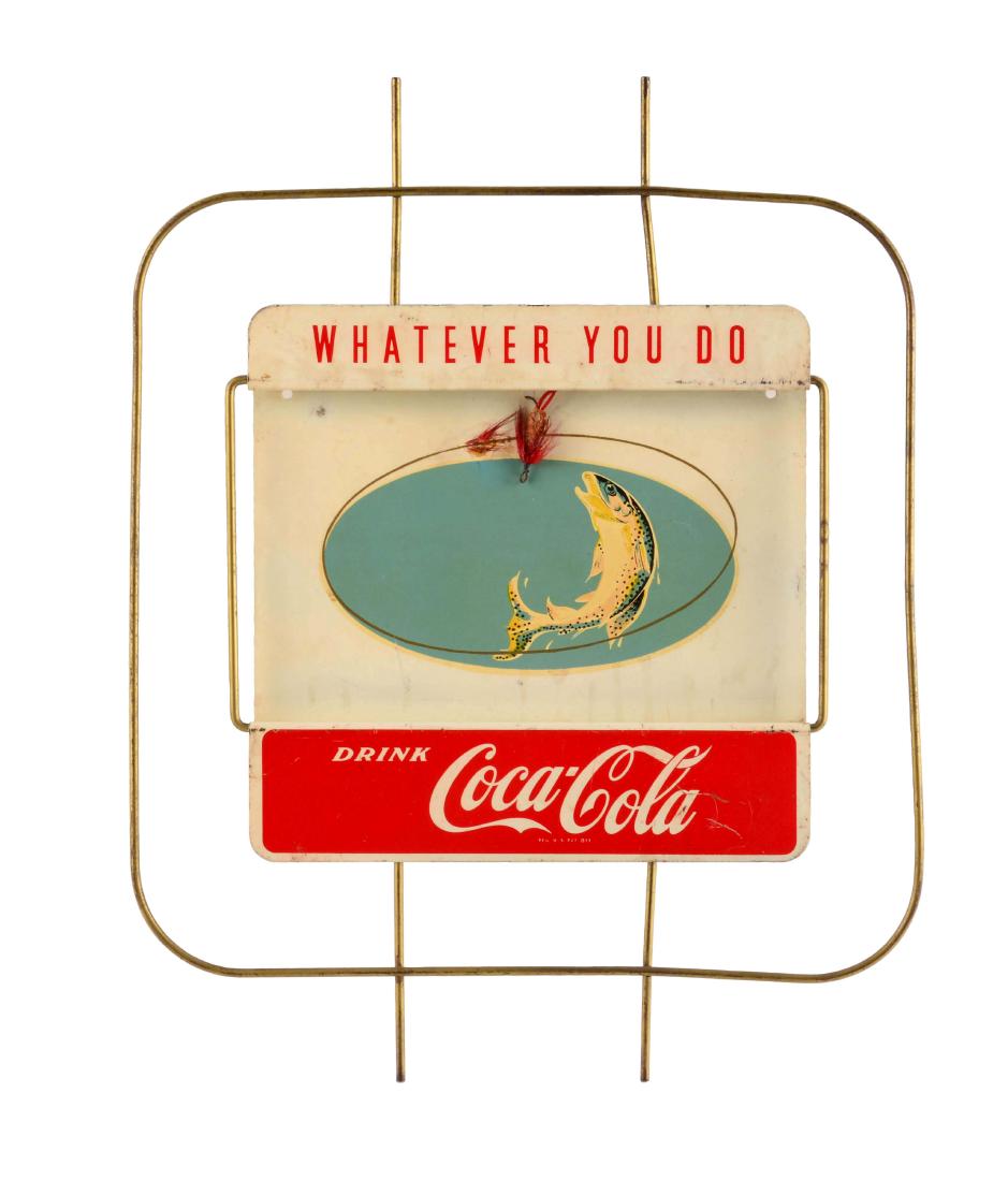 Coca - Cola Fishing Motif Festoon Element. (1 of 2)