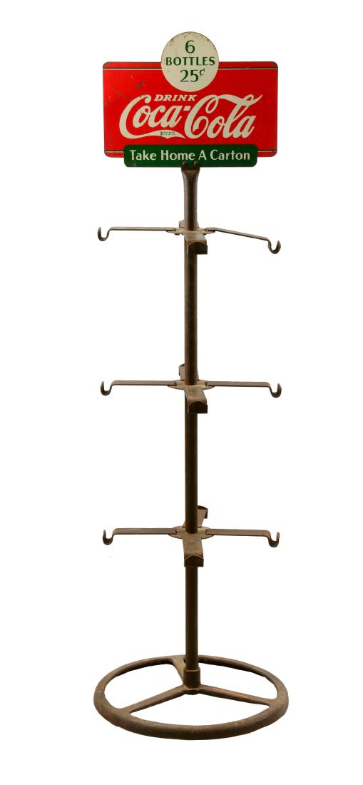 Coca-Cola Six Pack Carrier Rack. (1 of 4)