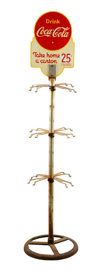 Coca-Cola Carton Display Rack. (1 of 3)