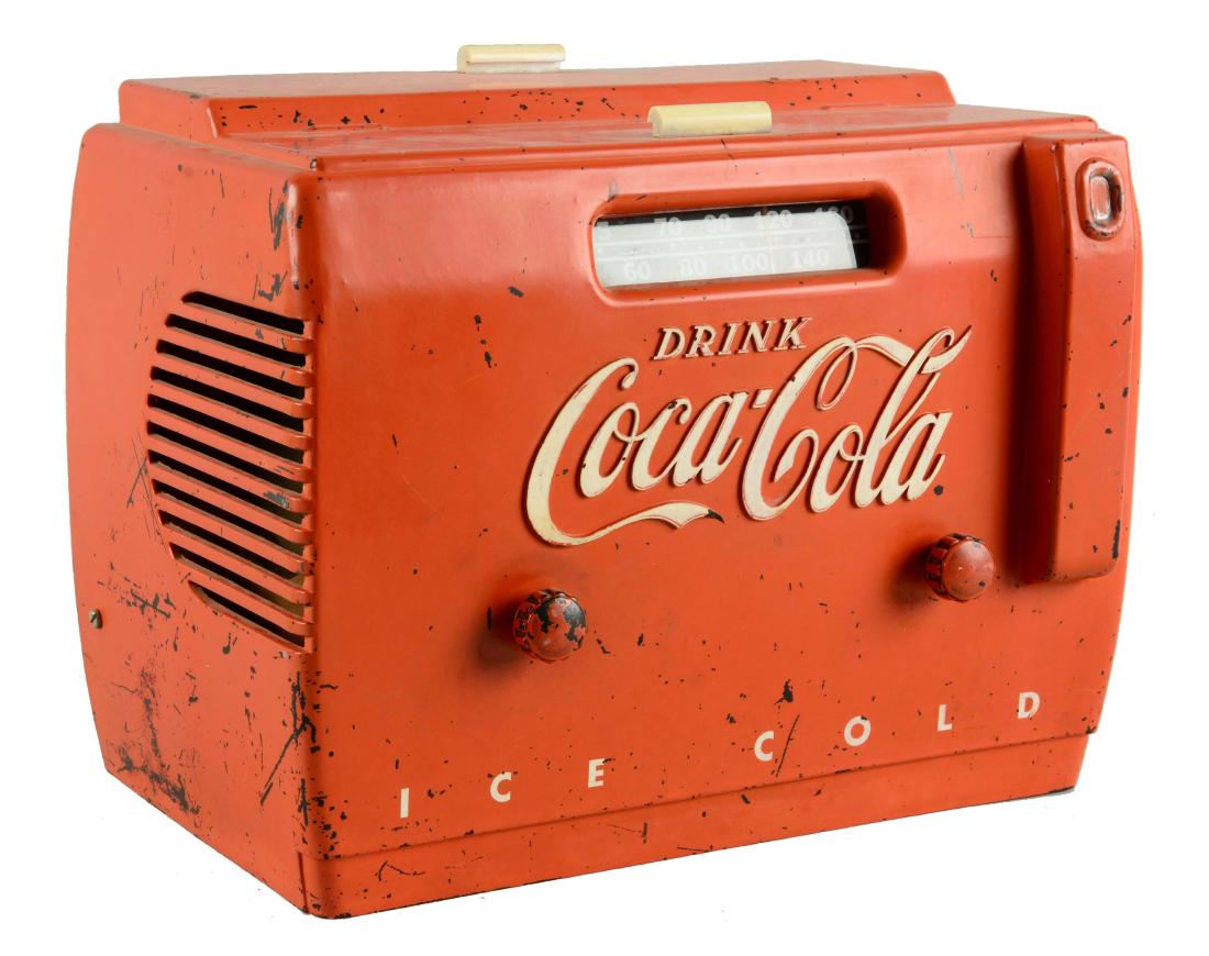 1950's Coca-Cola Cooler Radio. (1 of 3)