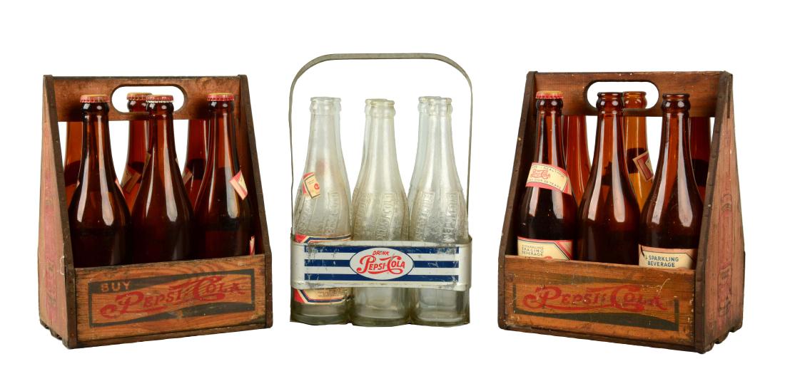 Lot Of 3: Pepsi - Cola 6-Pack Carriers. (1 of 3)