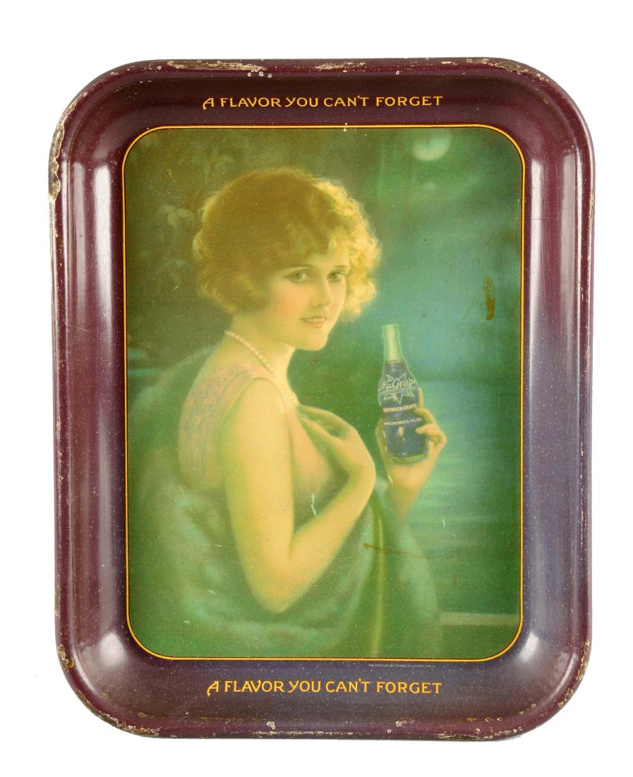 NuGrape Advertising Serving Tray. (1 of 2)