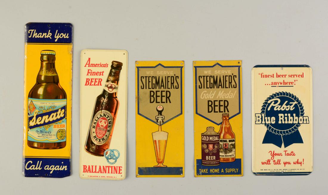 Lot Of 5: Beer Door Pushes. (1 of 1)